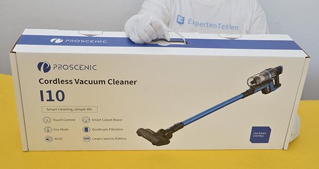 Proscenic I10 Akku-Staubsauger im Test - kraftvolle Saugleistung
