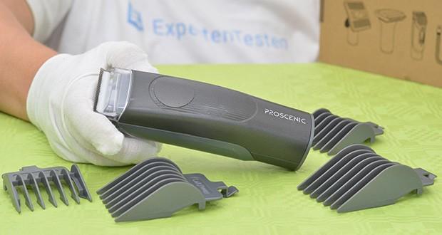 Proscenic Pflegeset für Haustiere im Test - elektrische Schermaschine: der elektrische Tierhaarschneider mit 4 Längenschutzkämmen (6 mm/12 mm/18 mm/24 mm) trimmen Sie Ihr schönes Haustier