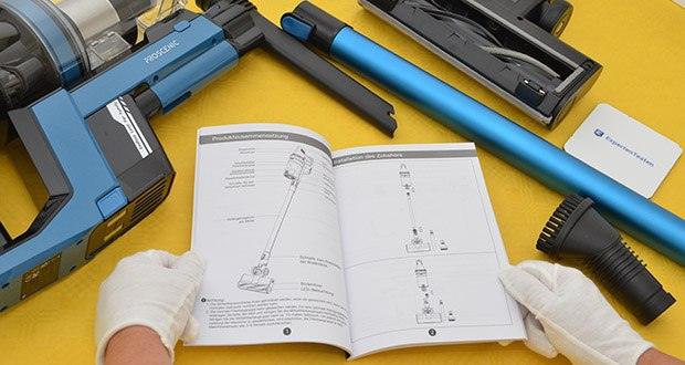 Proscenic I10 Akku-Staubsauger im Test - drei Arbeitsmodi (Eco-Modus, Auto-Modus und Max-Modus)