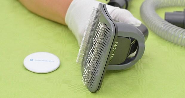 Proscenic Pflegeset für Haustiere im Test - Pflegebürste: es entfernt Verwicklungen und Schuppen aus dem Fell Ihres Haustieres und Ihr pelzige Freund ist frisch und sauber zu halten