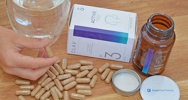 CLAV N°3 Active Stoffwechsel beschleunigen Multivitamin B-Komplex im Test - verringert Müdigkeit & Erschöpfung mit Eisen, Vitamin B6 + B5 + B12