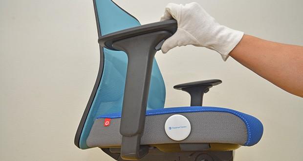 Interstuhl Bürostuhl Every Active im Test - werden hochwertige Stoffe mit einem atmungsaktiven Netz kombiniert