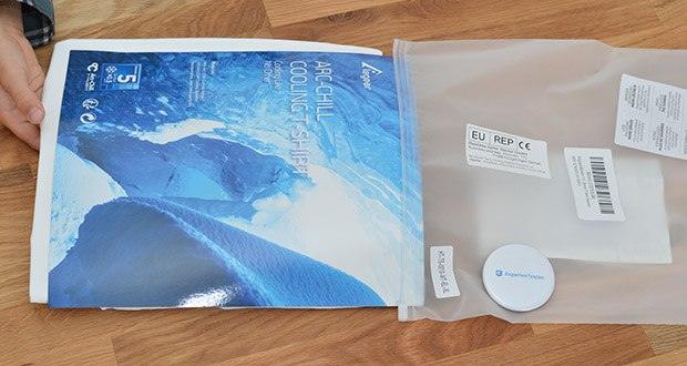 Elegear kĂĽhlender T-Shirt Herren Weiss im Test - aus Hightech Q-Max>0,5 KĂĽhlfasern