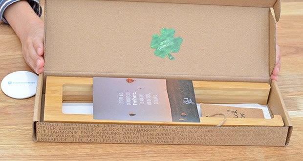 Glückstoff Bambus Küchenrollenhalter im Test - Produktabmessungen: 31 x 9 x 3 cm; Gewicht: 140 Gramm