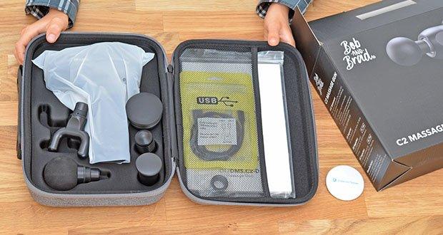 Bob and Brad C2 Massagepistole im Test - entwickelt von den Physiotherapeuten Bob und Brad