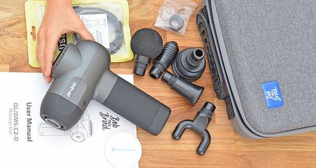 Bob and Brad C2 Massagepistole im Test - tragbares Design