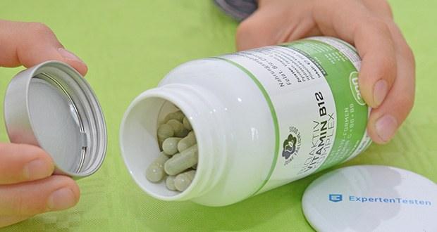 Deine Tägliche Dosis Vitamin B12 Komplex im Test - 7,5 µg Vitamin B12 aus den natürlichen B12 Formen Methylcobalamin B12