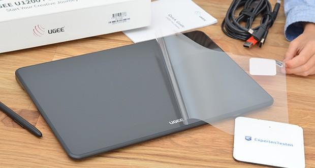 UGEE Stift-Tablett U1200 im Test - Betrachtungswinkel: 178°