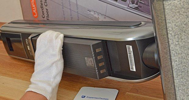 UWANT X100 Kabelloser All-in-One Bodenreiniger im Test - Akkukapazität 4.000 mAh