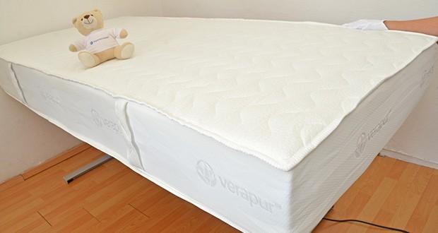 Verapur Ortho Plus Taschenfederkernmatratze 90x200 im Test - bietet einen breiten 7cm Seitensteg für besondere Stabilität