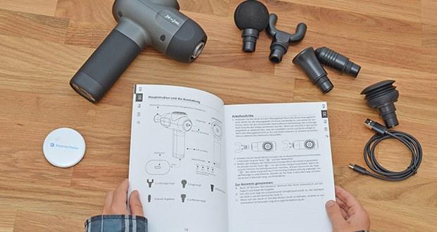 Bob and Brad C2 Massagepistole im Test - super blockierende Drehmoment-Energieabgabe