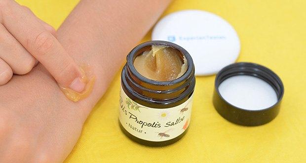 Ferdi’s Imkerei Propolis Salbe im Test - zur Pflege trockener, rissiger, spröder, oder gereizter Haut