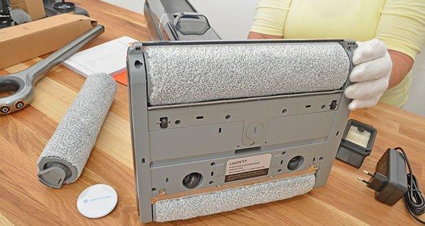 UWANT X100 Kabelloser All-in-One Bodenreiniger im Test - patentierte DoppelwalzenbĂĽrsten