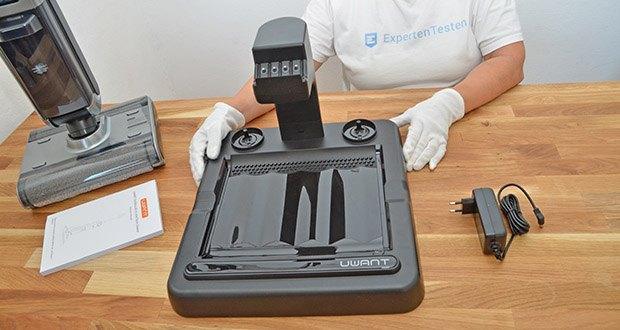 UWANT X100 Kabelloser All-in-One Bodenreiniger im Test - Basisstation mit Ladefunktion