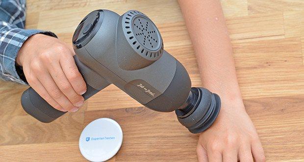 Bob and Brad C2 Massagepistole im Test - die maximale Geschwindigkeit von bis zu 3200 U/min