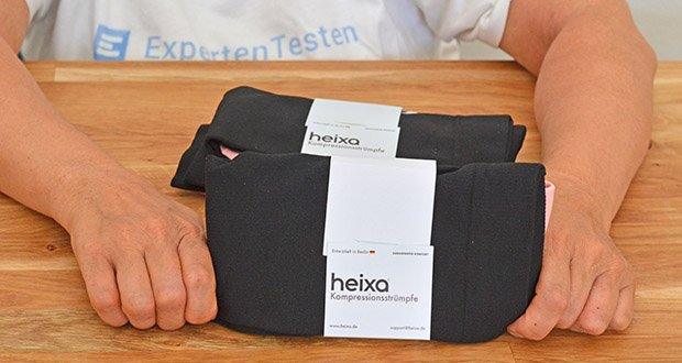 Heixa Kompressionsstrümpfe im Test - Kompressionsstärke von 20-30 mmHg