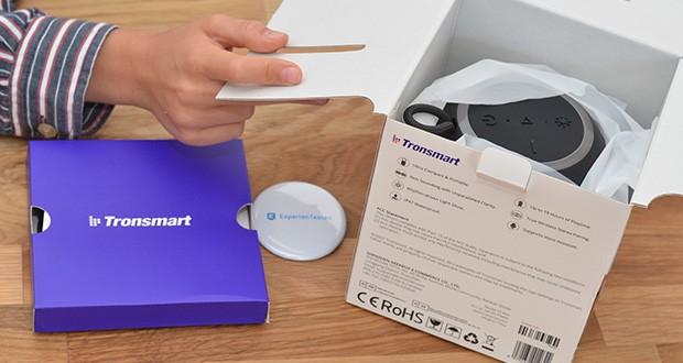Tronsmart T7 Mini Outdoor Lautsprecher im Test - Produktabmessungen: 105 x 85 x 85mm; Artikelgewicht: 200g