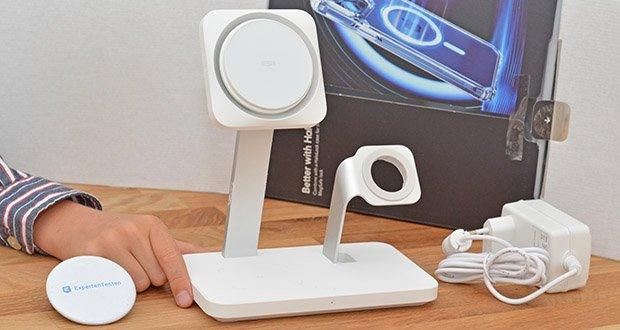 ESR HaloLock 3-in-1 Kabelloses Ladegerät mit CryoBoost im Test - das schnellste magnetische Laden