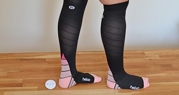 Heixa Kompressionsstrümpfe im Test - reduziert das Anschwellen von Beinen und Knöcheln