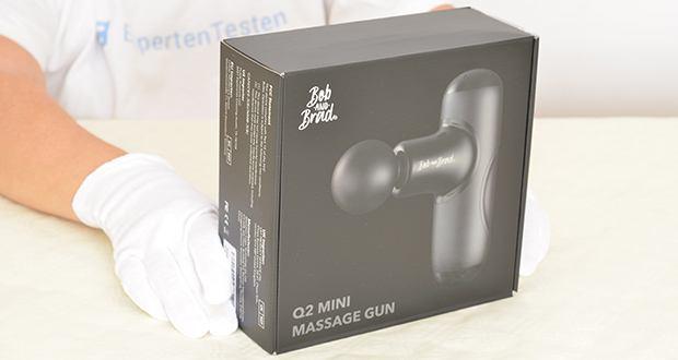 Bob and Brad Q2 Mini-Massagepistole im Test - entwickelt von den Physiotherapeuten Bob und Brad