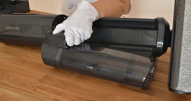 Proscenic WashVac F20 Saugwischer im Test - der Frisch- und auch der Schmutzwassertank, die sich separat befinden, umfassen je 1 Liter