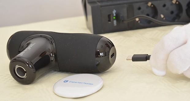 Bob and Brad Q2 Mini-Massagepistole im Test - Typ-C-Schnellladung; Ladezeit nur 3,5 Stunden