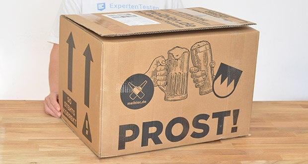 meibier.de Bier Adventskalender aus Franken im Test - wird mit einem weiteren Umkarton geliefert