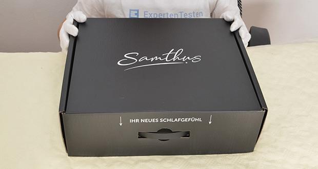 Samthus Gewichtsdecke im Test - Verpackungsabmessungen: 44.29 x 37.4 x 13.2 cm; Gewicht: 6 kg