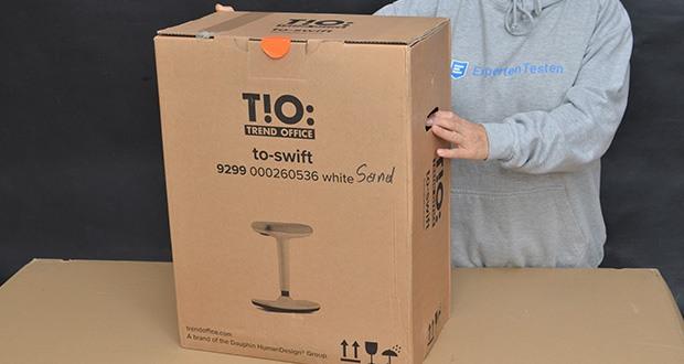 TREND OFFICE to-Swift ergonomischer Hocker im Test - Produktabmessungen: 30 x 30 x 75 cm; Gewicht: 6.36 kg