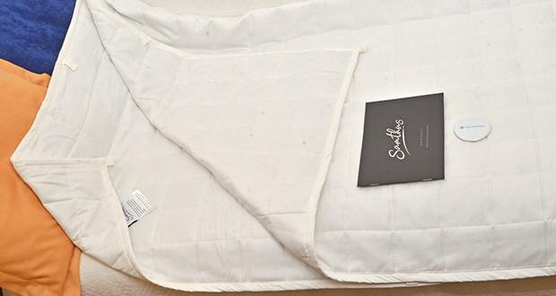 Samthus Gewichtsdecke im Test - geräuschlos dank hochwertiger 7-Schichten Struktur