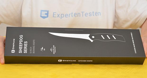 OreMake Sheepdog Ausbeinmesser aus Damaststahl im Test - hochwertiger Damaststahl