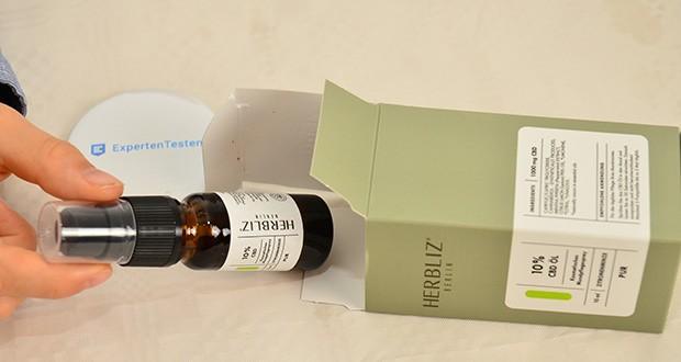 Herbliz Zitronenminze CBD Öl 10% im Test - Inhalt: 10 ml (1000 mg CBD-Gehalt)