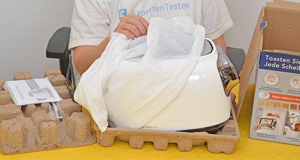 Tineco Toasty One Smart Toaster im Test - Produktabmessungen: 39.4 x 26.8 x 53.5 cm; Gewicht: 5.93 Kilogramm