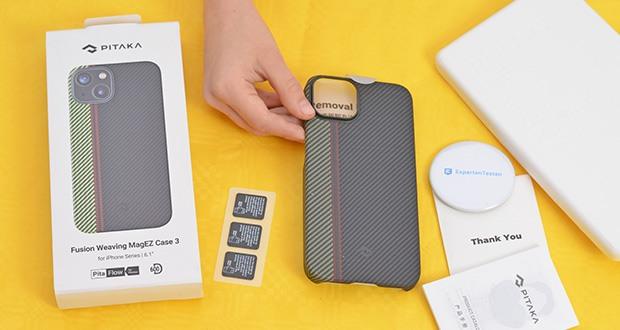 Pitaka MagEZ Case 3 Schutzhülle für iPhone 14 im Test - Metallkameraring Schutz