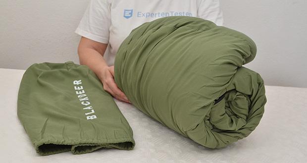BLACKDEER Baumwollschlafsack mit Kapuze im Test - AuĂźenmaterial: 100% Polyester