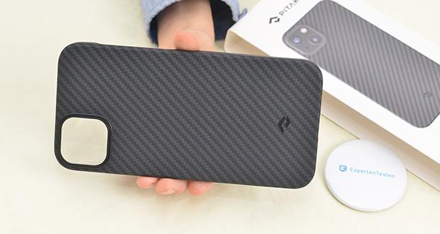 Pitaka Fusion Weaving MagEZ Case 3 Schutzhülle für iPhone14 im Test - 3D-Textur Gefühl