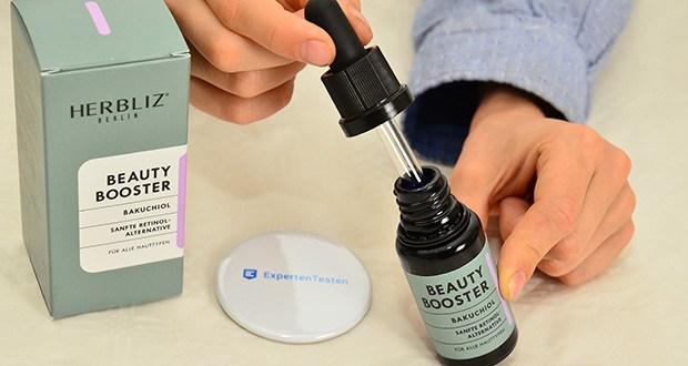 Herbliz Bakuchiol Beauty Booster im Test - boosten sie das Erscheinungsbild Deiner Haut, eliminieren Hautunebenheiten und reduzieren feine Linien und Falten