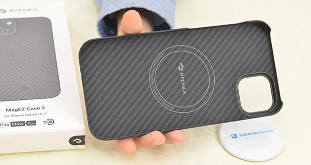 Pitaka Fusion Weaving MagEZ Case 3 Schutzhülle für iPhone14 im Test - Flanell Futter