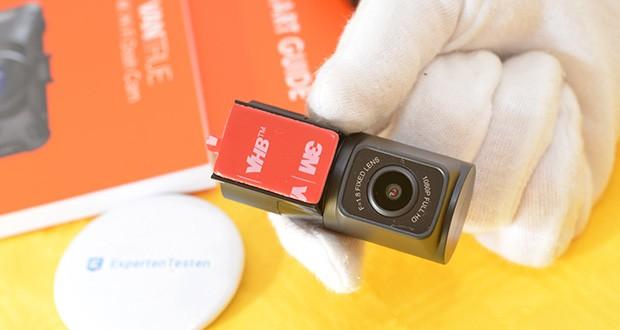 Vantrue X4S Dual Dashcam im Test - Hintere lens: F1.7, 155°