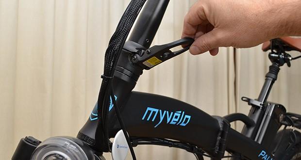 myvélo Palma Elektro-Klapprad im Test - Alurahmen, stabile Aluschutzbleche & Federgabel