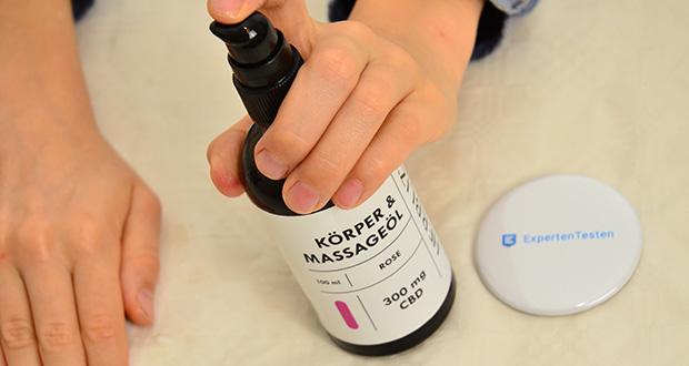 Herbliz Rose CBD Massageöl im Test - für Deinen perfekten Ausgleich nach einem stressigen Tag