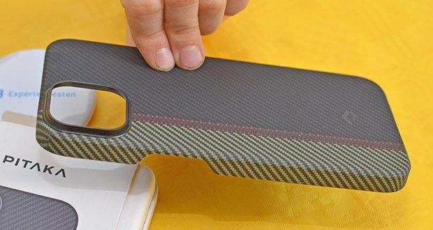Pitaka MagEZ Case 3 Schutzhülle für iPhone 14 im Test - 3D-Textur Gefühl