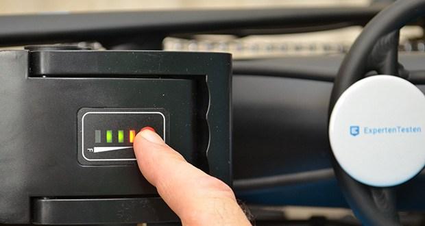 myvélo Palma Elektro-Klapprad im Test - Akku: Lithium-Ionen 48V und 15.6 Ah --> 750 Wh; Reichweite: +/-70 km