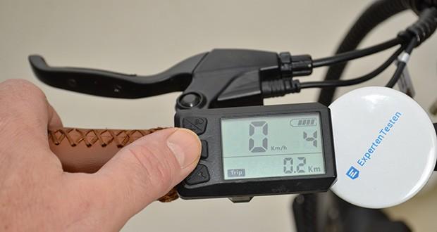 myvélo Zürich Elektro-Klapprad im Test - LCD Display