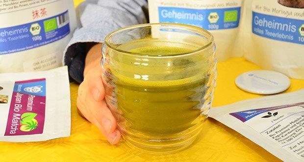 Matchatto Premium Japan Bio Matcha Tee im Test - Unterstützung beim Abnehmen