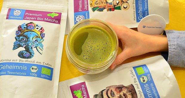 Matchatto Premium Japan Bio Matcha Tee im Test - ein Tee aus reinem Bio Matcha Pulver in Premium Qualität aus Japan