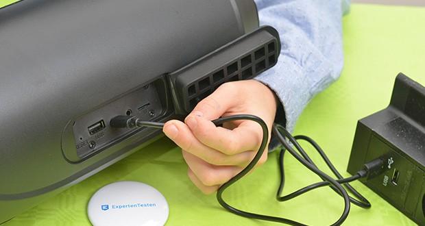 Tronsmart Bang SE Outdoor Lautsprecher im Test - mit einem wiederaufladbaren Akku mit 8000 mAh (7,4 V 4000 mAh) ausgestattet