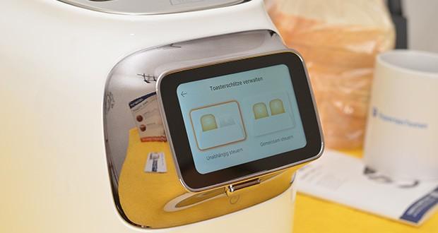 Tineco Toasty One Smart Toaster im Test - Du kannst sogar den Toast in jedem Schlitz individuell einstellen und bis zu 8 Voreinstellungen speichern