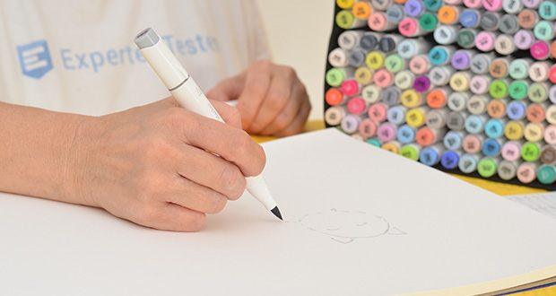 Ohuhu Doppelspitzen Markerstifte Set 216 Farben im Test - hochwertige Tinte geht nahtlos ineinander über, um auch für Anfänger schöne Farbeffekte zu erzielen