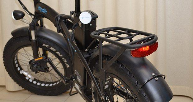 myvélo Palma Elektro-Klapprad im Test - extrem sicheres Fahren durch Breitreifen und LED-Bremslicht